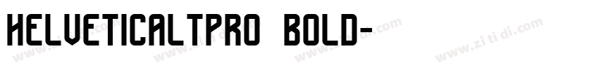 helveticaltpro bold字体转换